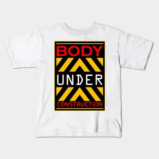 body under construction Kids T-Shirt